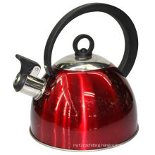 Stainless Steel Whistling Kettle with Double Bottom